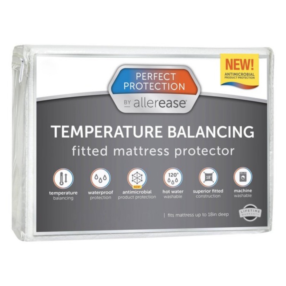 Perfect Protection by AllerEase Temperature Balancing Mattress Protector